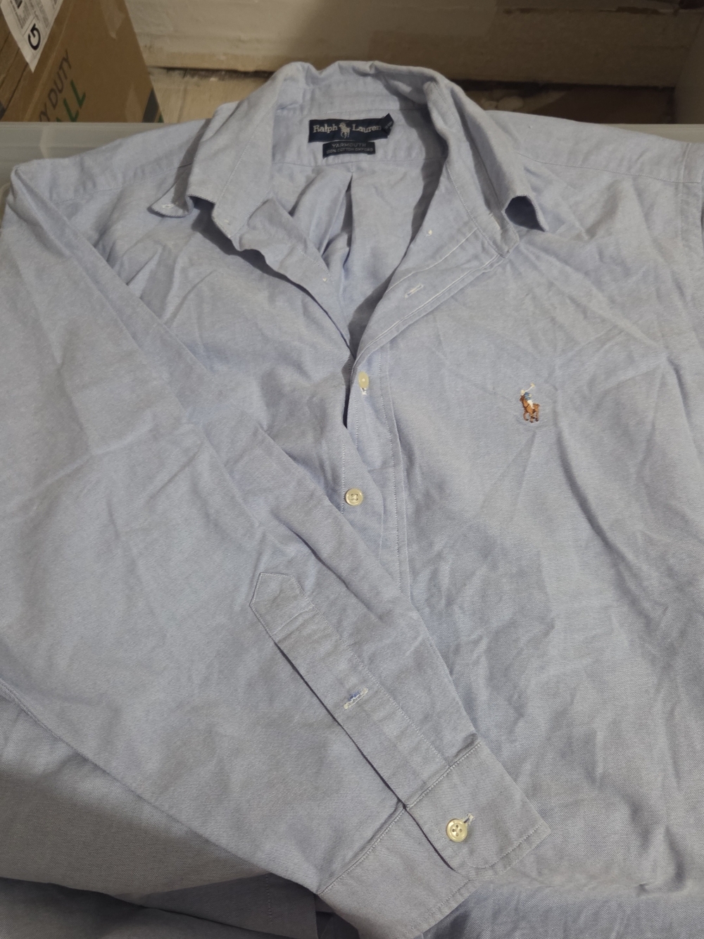 Ralph Lauren Light Blue Men's Button-Down Dress Shirt